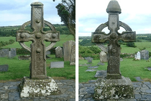 Official tourism photograph of Ahenny High Crosses in County Tipperary