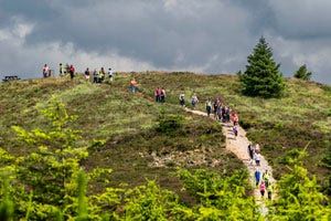Official tourism photograph of 12 O’Clock Hills in County Clare