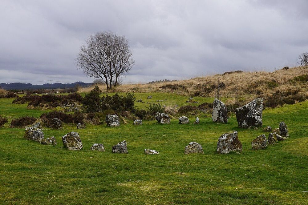 Photograph of Beaghmore Stone Circles in County Tyrone