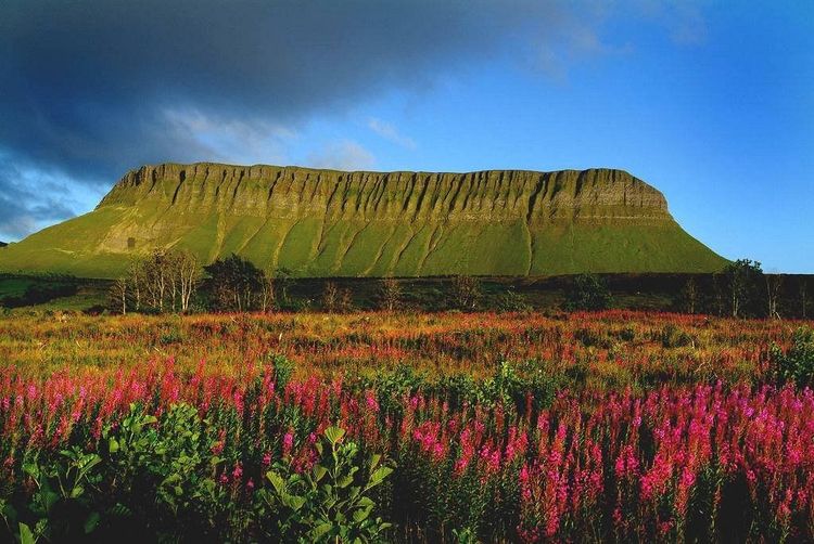Photograph of Benbulben in County Sligo
