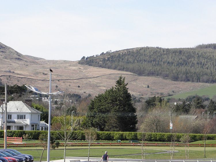 Photograph of Mourne Mountains in County Down