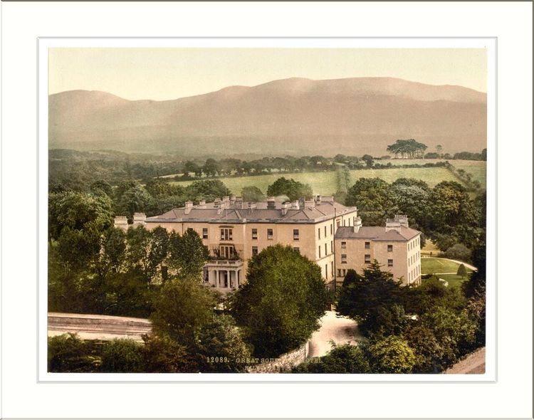 Historic view of the Great Southern Hotel in Killarney, County Kerry
