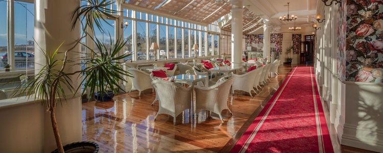 Official tourism photograph of Aroma's Café at The Landmark Hotel in County Leitrim