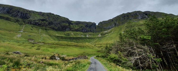 Official tourism photograph of Gleniff Horseshoe in County Sligo