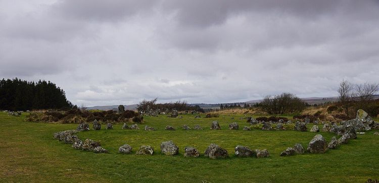 Photograph of Beaghmore Stone Circles in County Tyrone