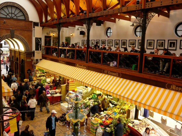 Food market in Cork city