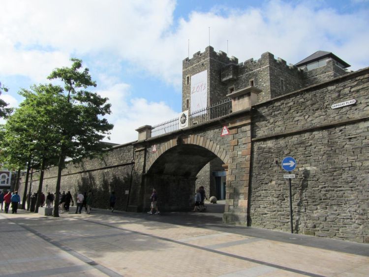 Photograph of Derry City Walls in County Derry