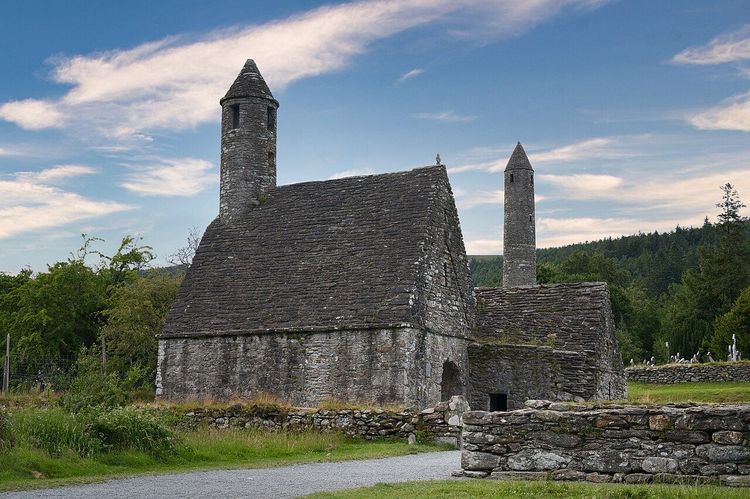 Photograph of Glendalough in County Wicklow