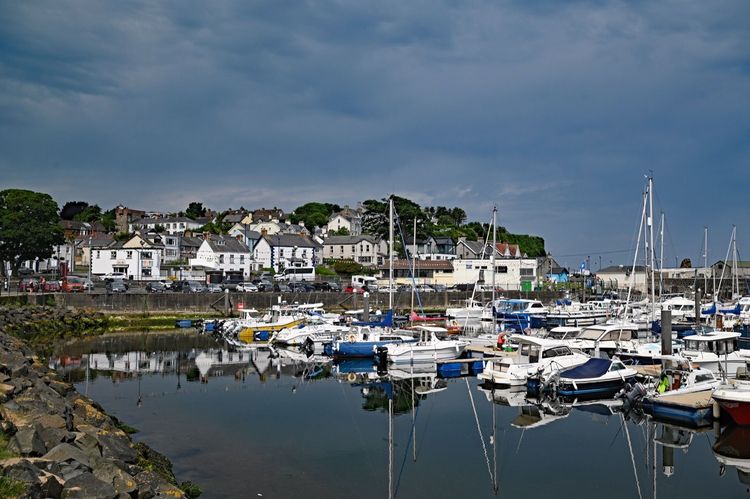 Ballycastle Harbour in County Antrim